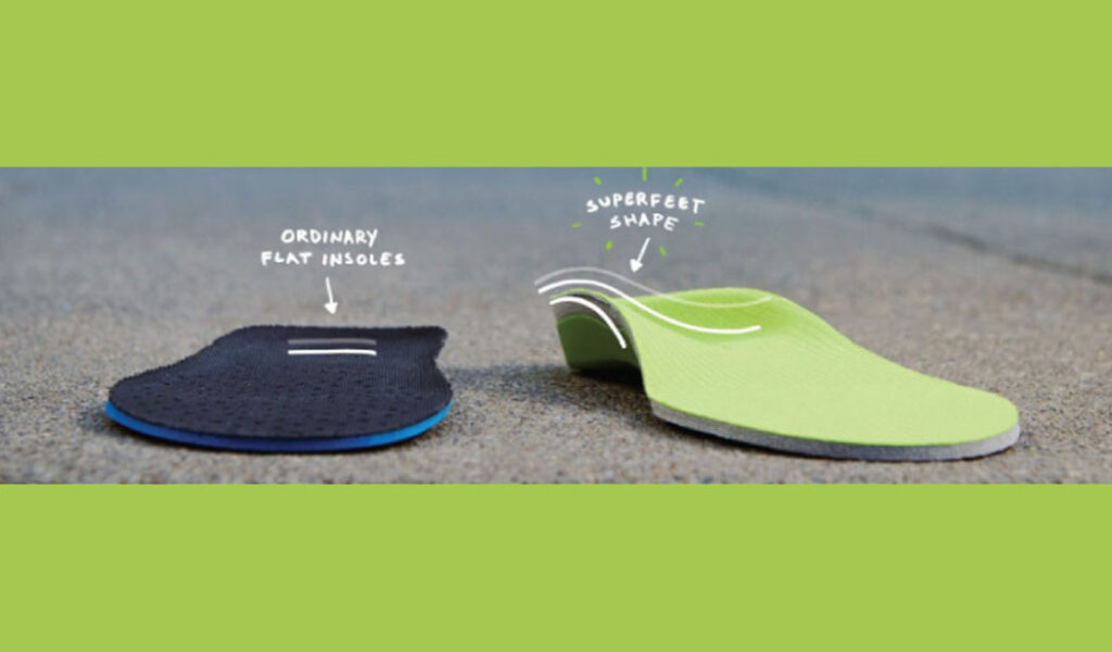 superfeet shape versus shoe liner